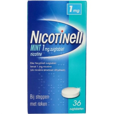 Nicotinell mint zuigtablet 1 mg - 36 zuigtabletten
